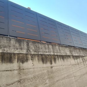 cmc recinzioni-cantiere castel d'azzano-Recinzione modello mare