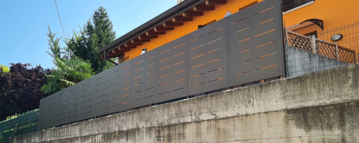 cmc recinzioni-cantiere castel d'azzano-Recinzione modello mare