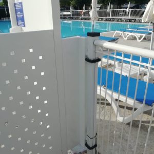 cmc recinzioni-cantiere peschiera del garda-Recinzione modello foro quadrato