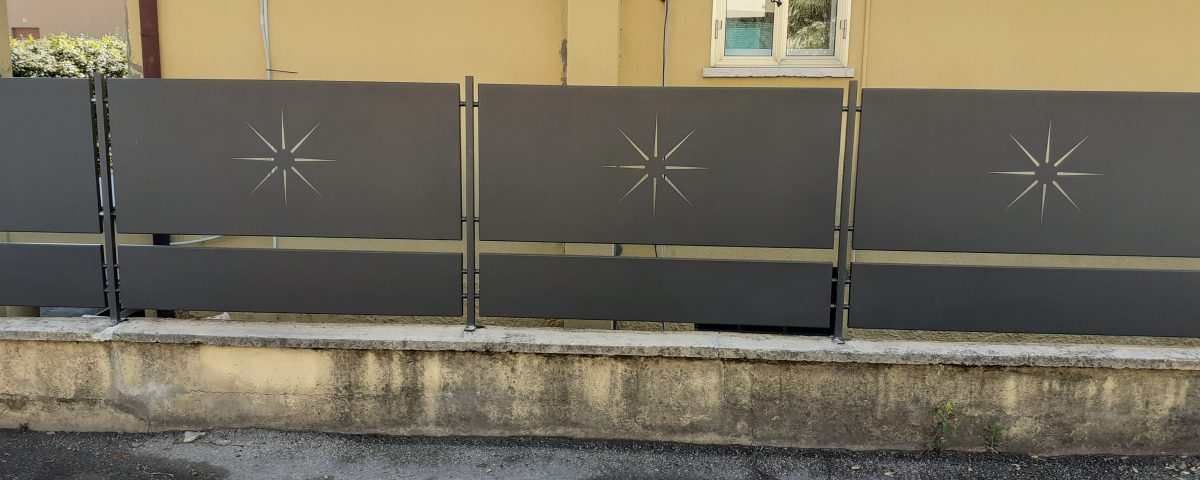 cmc recinzioni-cantiere San Martino Buon Albergo-Recinzione modello sole