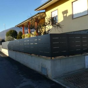 cmc recinzioni - cantiere vicenza - Recinzione modello mare